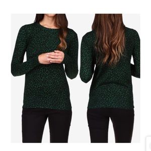 Michael Kors Cheetah print crewneck sweater